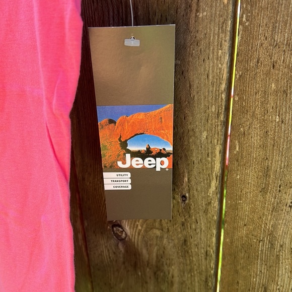 Women’s JEEP TSHIRT Official Jeep off-road pink short sleeve tee New with tags - Picture 5 of 7